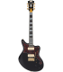 Guitare Electrique D'ANGELICO Deluxe Bedford Solid Black